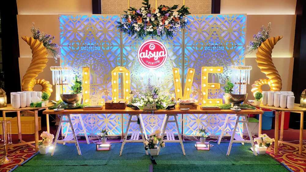 Ini dia catering wedding murah amanah dengan dekorasi mewah hasilnya pasti wah Catering wedding murah