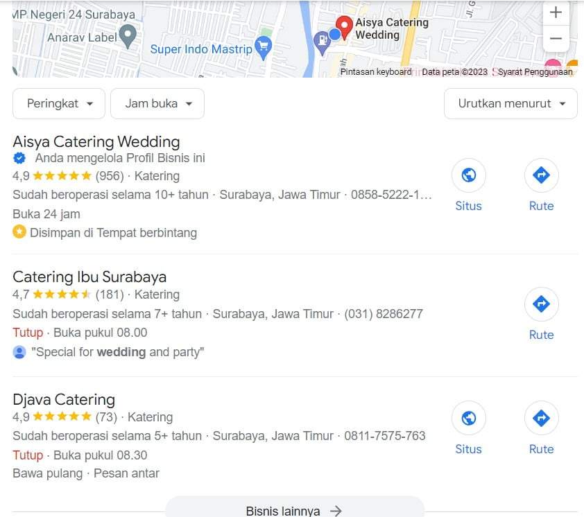 Rekomendasi catering surabaya yang paling laris, paling bagus review nya dan paling enak catering surabaya