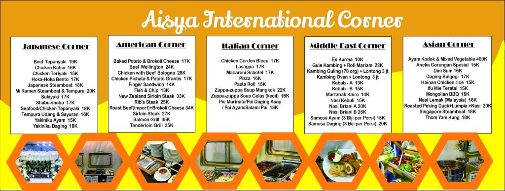 Menciptakan Sebuah Pesta Rasa dengan Daftar Menu Katering Pernikahan yang Menggoda menu Katering Pernikahan Moder