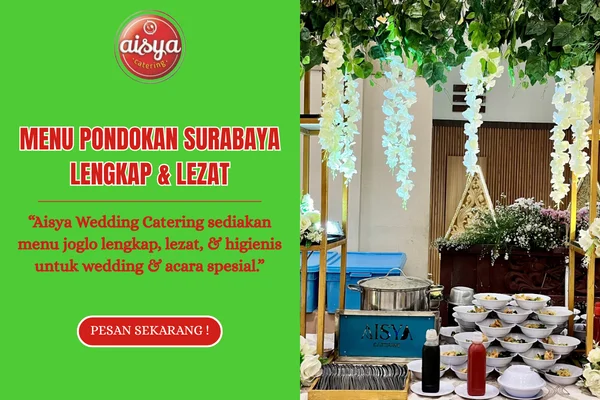 Menu Pondokan Surabaya Lengkap untuk Wedding & Acara Spesial Menu Pondokan Surabaya